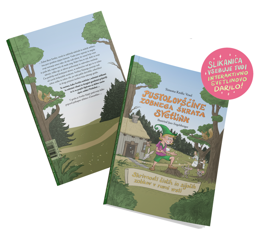 Slikanica - Pustolovščine zobnega škrata Svetlina: skrivnosti čistih in sijočih zobkov v ravni vrsti